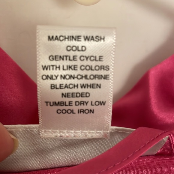 Morgan Taylor Intimates Hot Pink Short Robe Size S - Picture 6 of 6